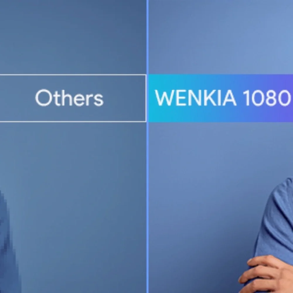 WENKIA Webcam with Microphone, Full HD 1080P USB Desktop Web Computer Camera